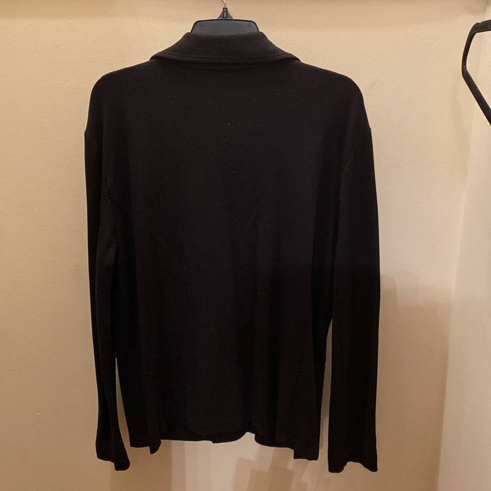 Chico's Size 3 Black rayon blazer - Picture 2 of 3